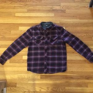 Vans Burgundy Flannel Size Small